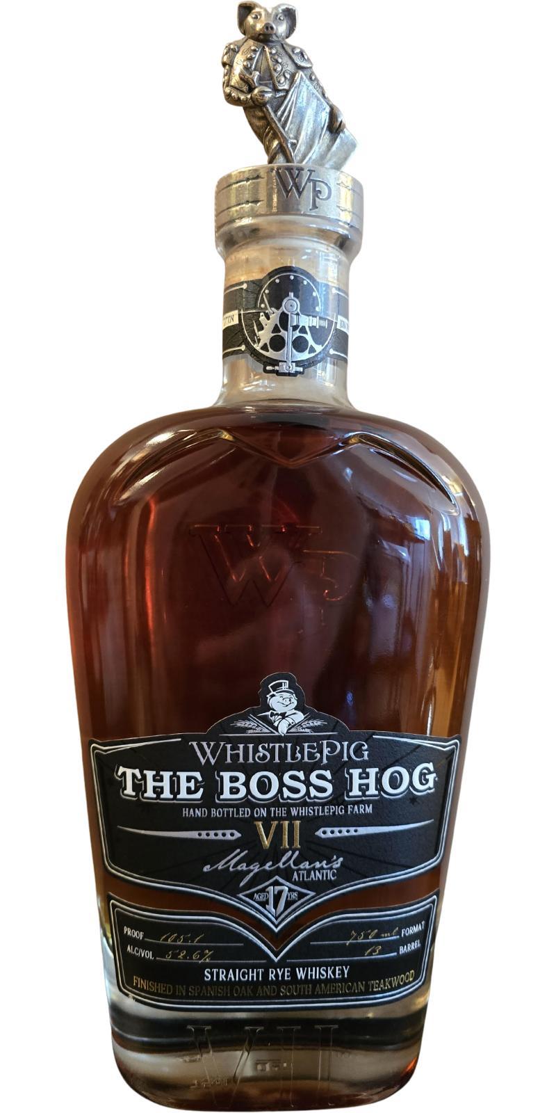 WhistlePig The Boss Hog - 7th Edition   Magellan's Atlantic