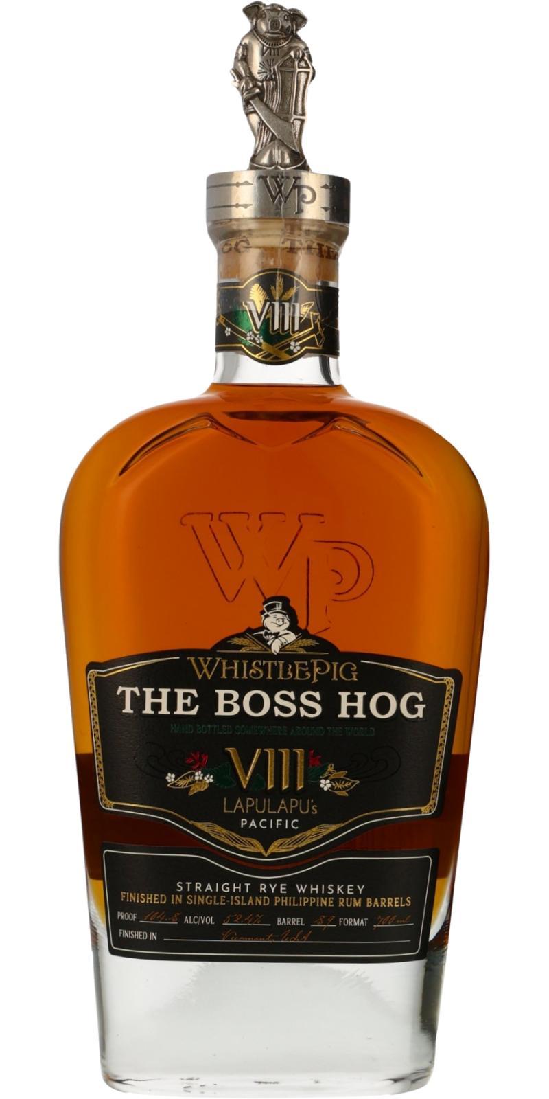 WhistlePig The Boss Hog - 8th Edition  Lapulapu's Pacific