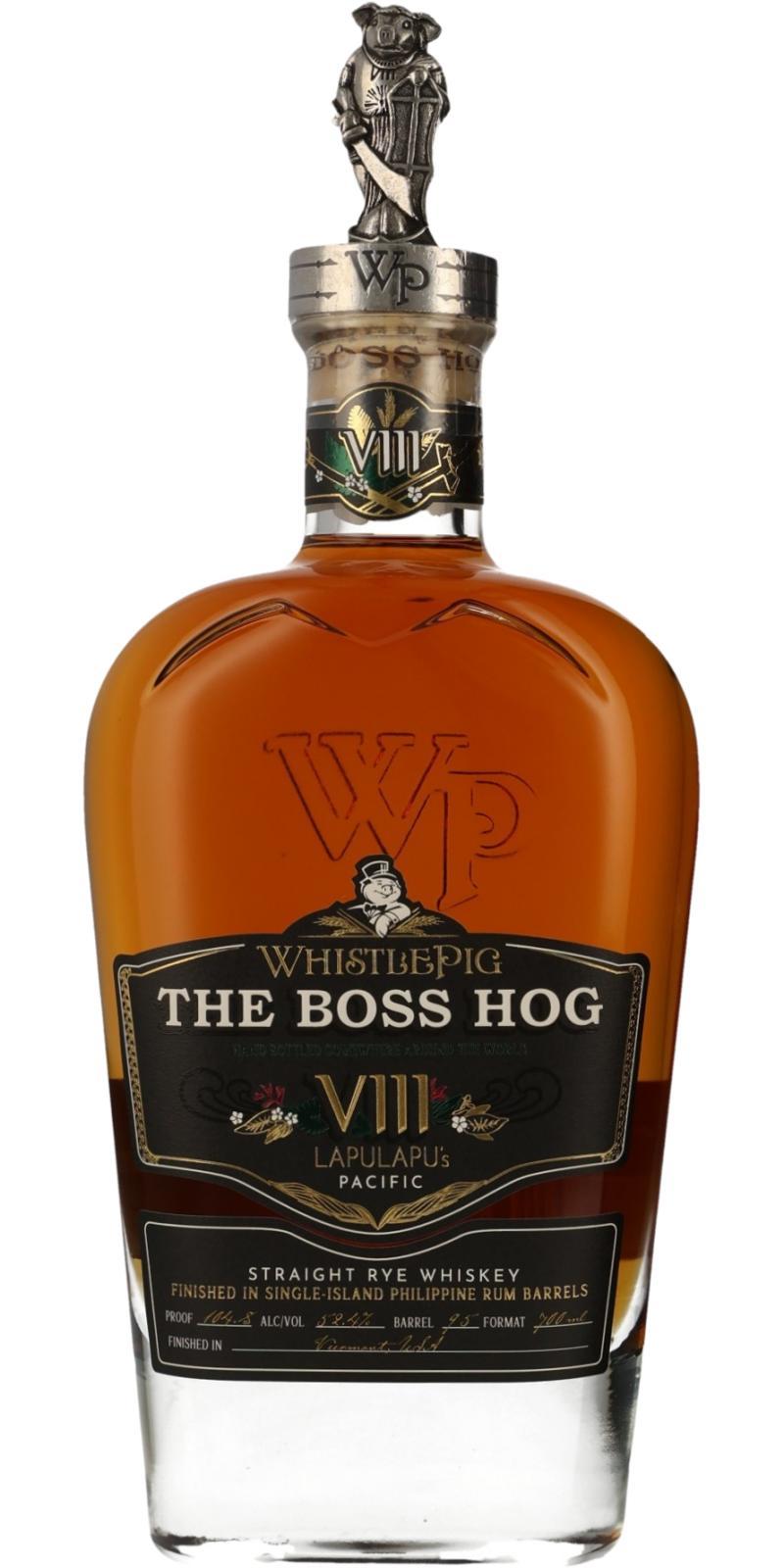 WhistlePig The Boss Hog - 8th Edition  Lapulapu's Pacific