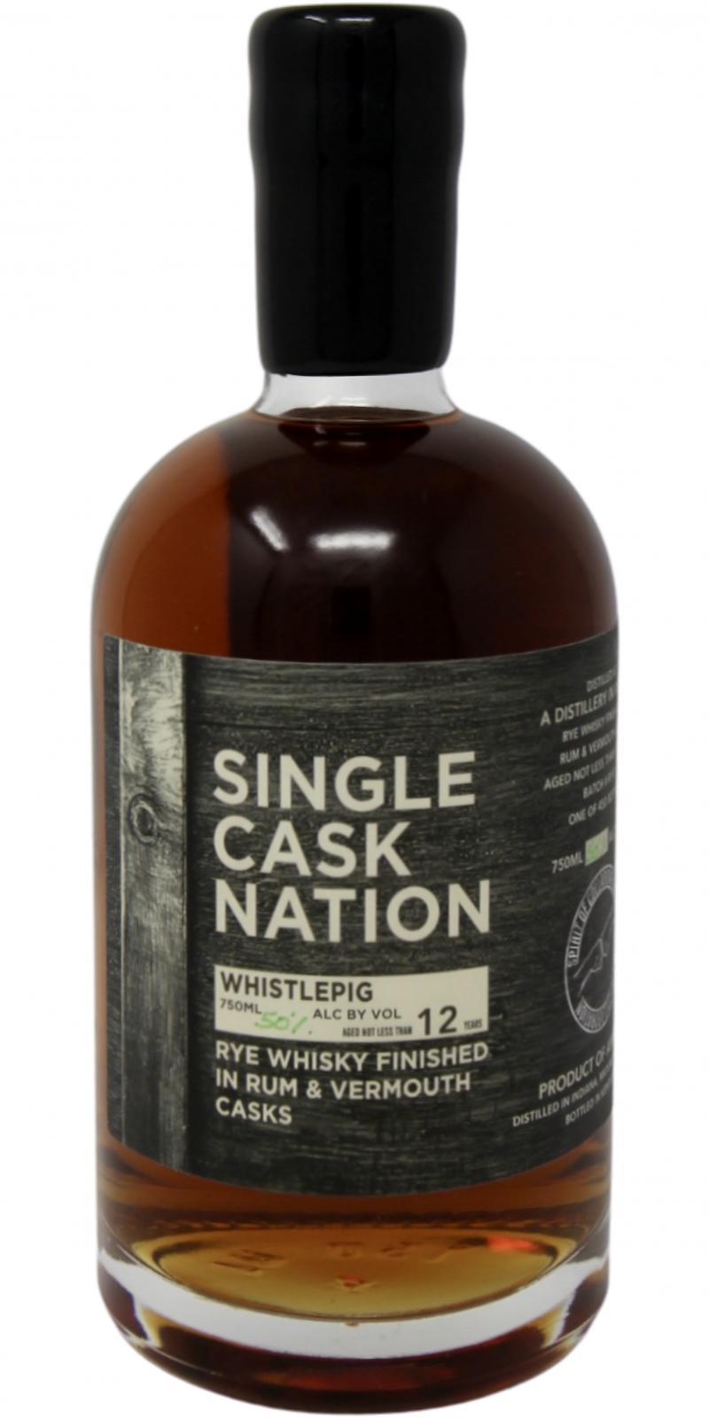 WhistlePig 2005 JWC  Single Cask Nation