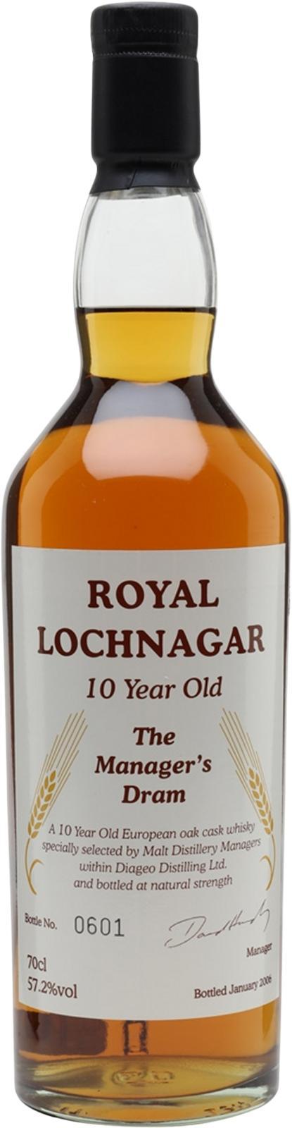 Royal Lochnagar 10-year-old  The Manager's Dram