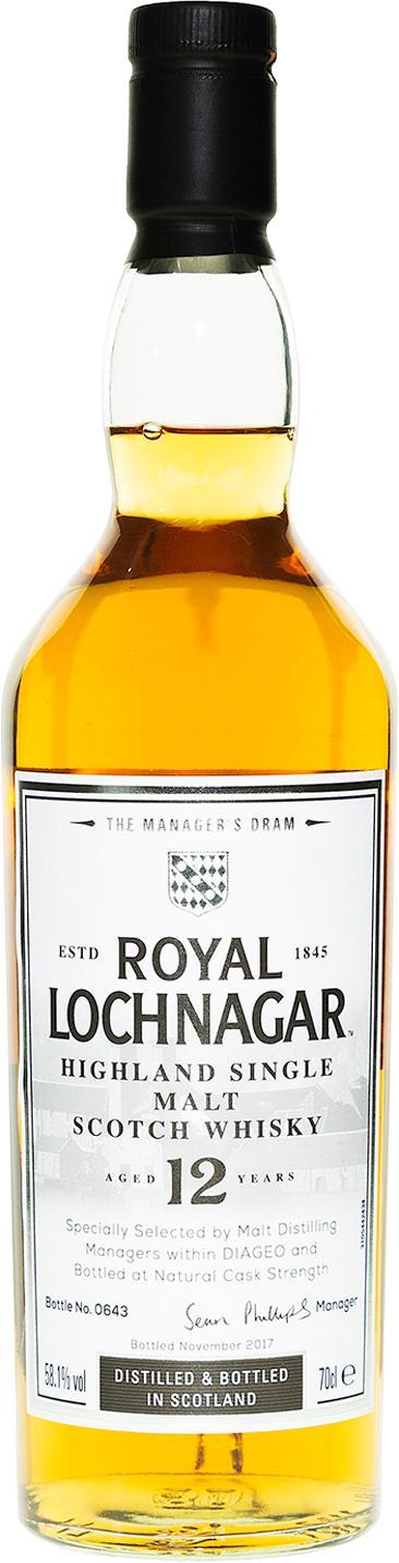Royal Lochnagar 12-year-old  The Manager's Dram