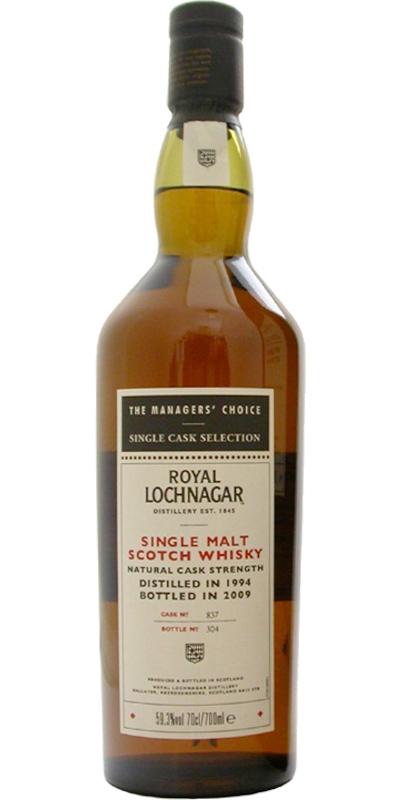 Royal Lochnagar 1994  The Managers' Choice