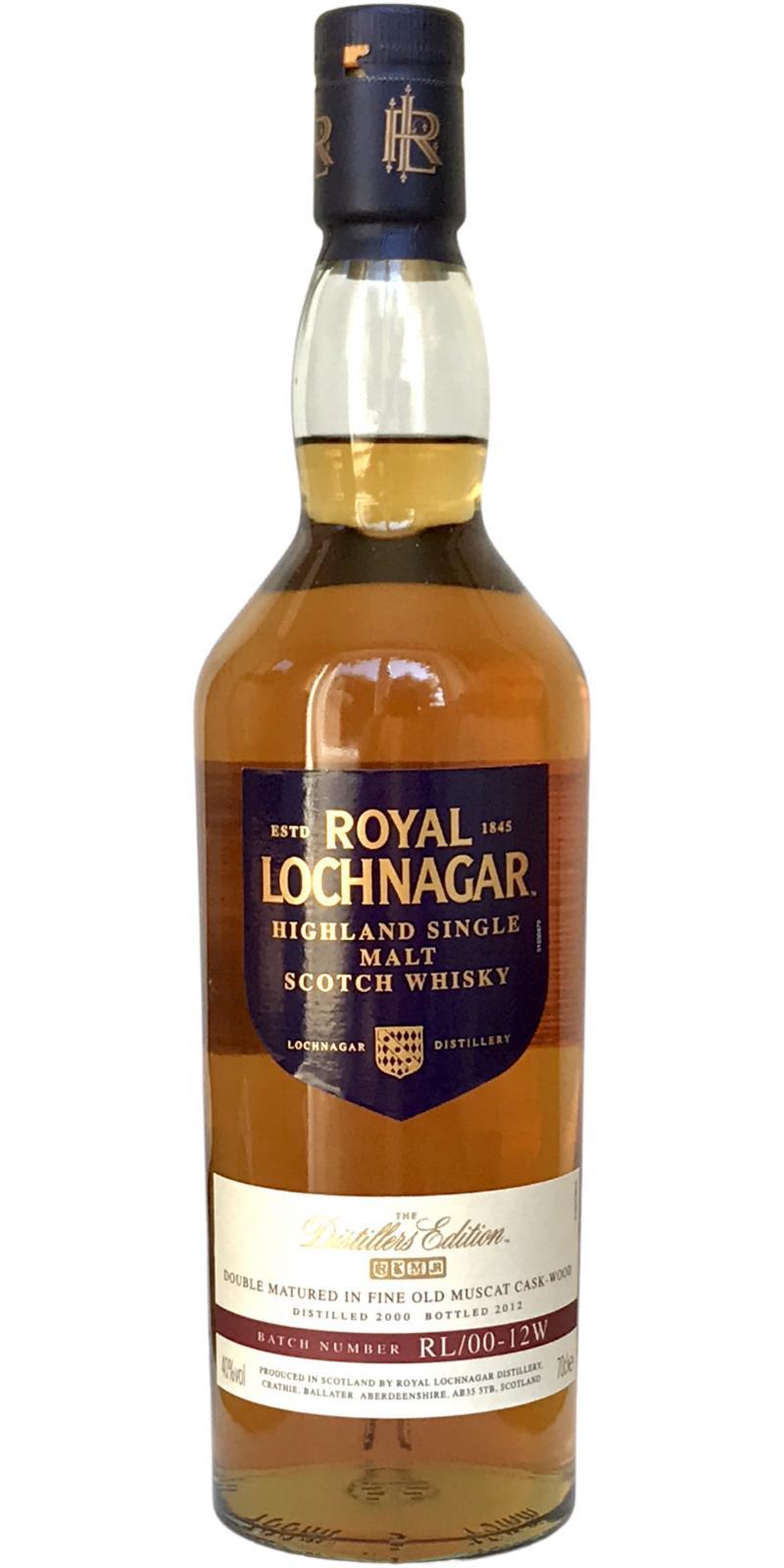 Royal Lochnagar 2000  The Distillers Edition