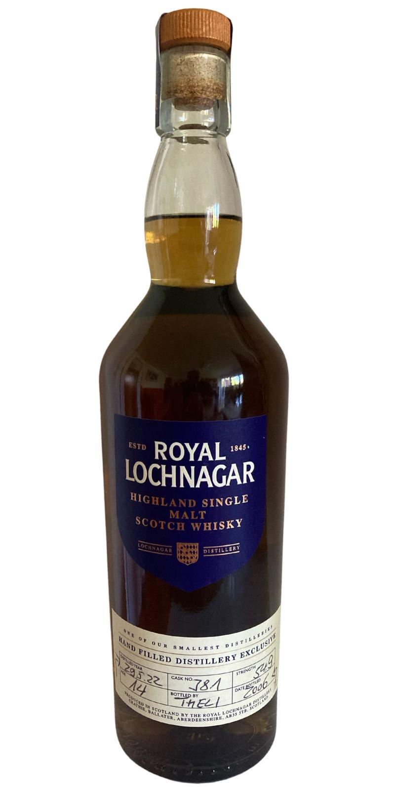 Royal Lochnagar 2006  Hand Filled