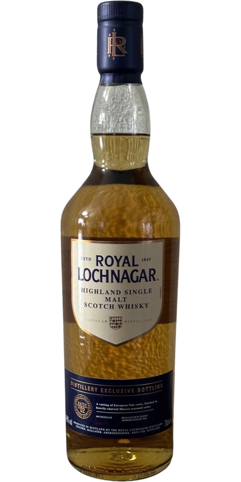 Royal Lochnagar Distillery Exclusive Bottling  Exclusive Release Batch 02