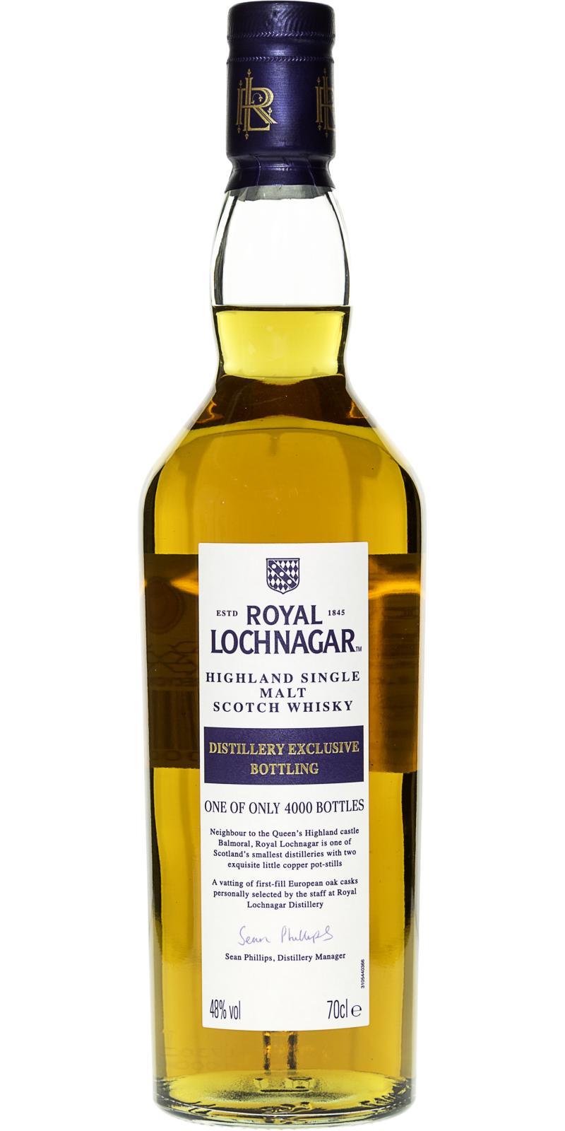Royal Lochnagar Distillery Exclusive Bottling  Highland Single Malt Scotch Whisky
