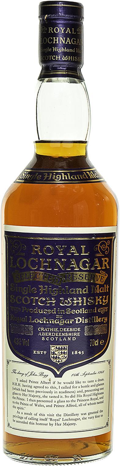 Royal Lochnagar Selected Reserve  Single Highland Malt Scotch Whisky