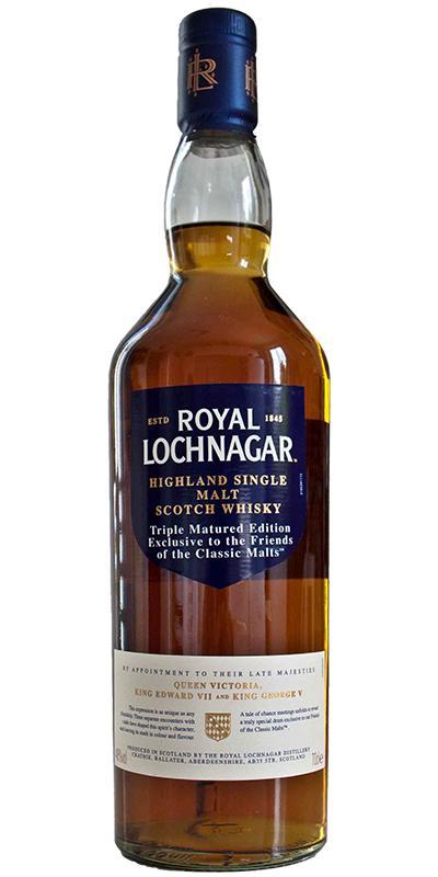 Royal Lochnagar Triple Matured Edition  Friends of the Classic Malts