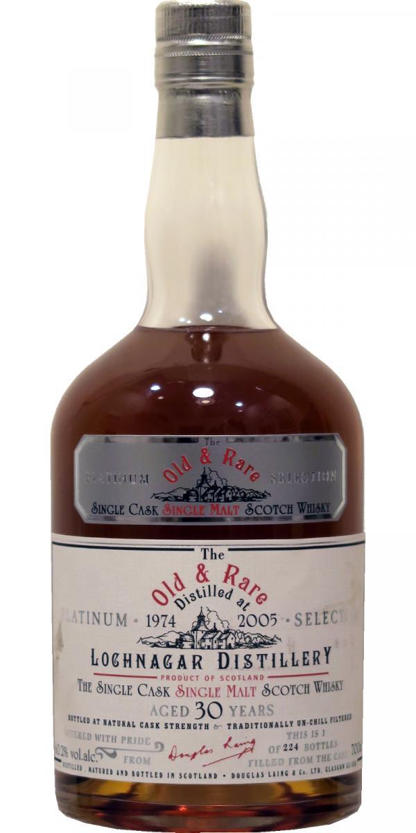 Royal Lochnagar 1974 DL  Old & Rare - The Platinum Selection