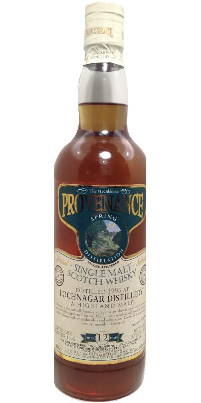 Royal Lochnagar 1993 McG  McGibbon's Provenance