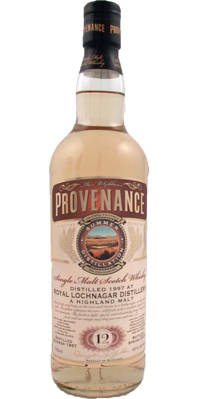 Royal Lochnagar 1997 McG  McGibbon's Provenance