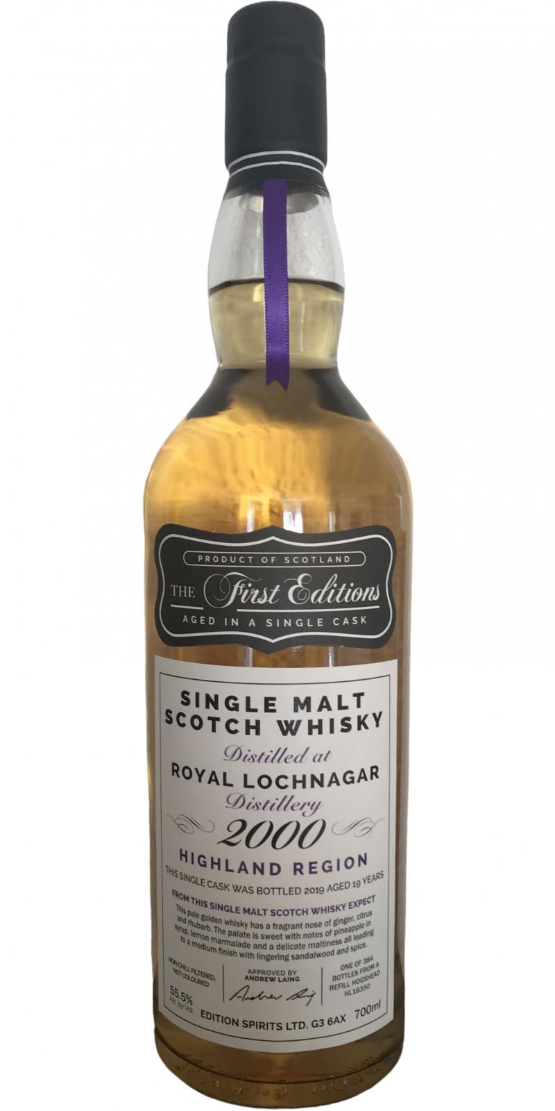 Royal Lochnagar 2000 ED  The First Editions