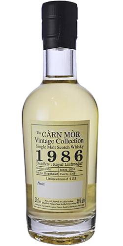 Royal Lochnagar 1986 MMcK  Càrn Mòr Strictly Single Cask