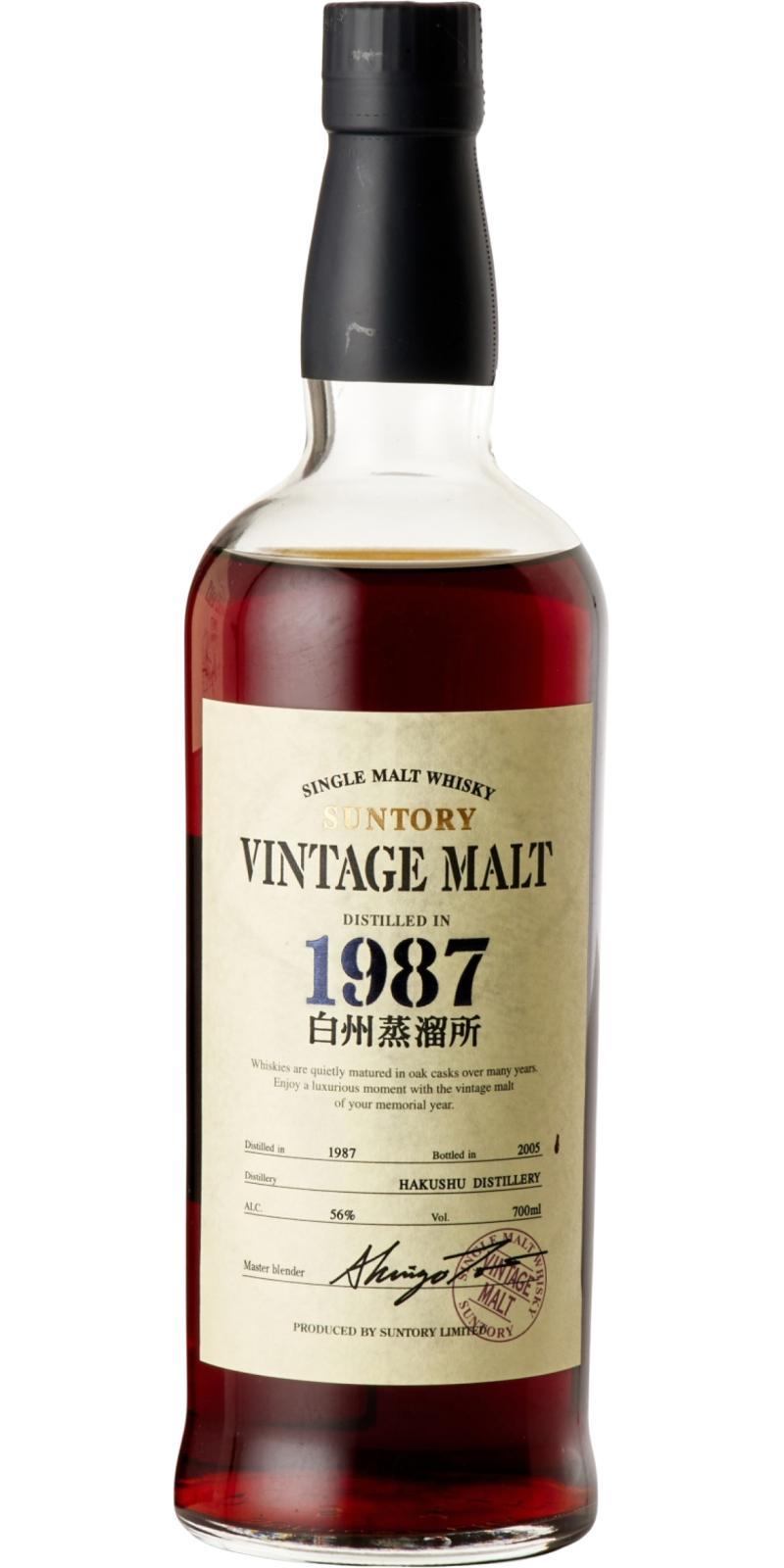 Hakushu 1987  Vintage Malt