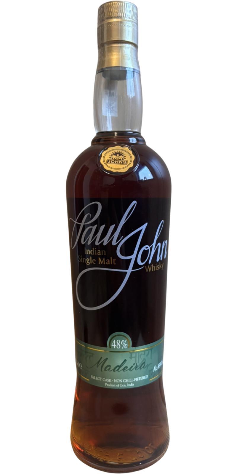 Paul John 07-year-old  Madeira Select Cask