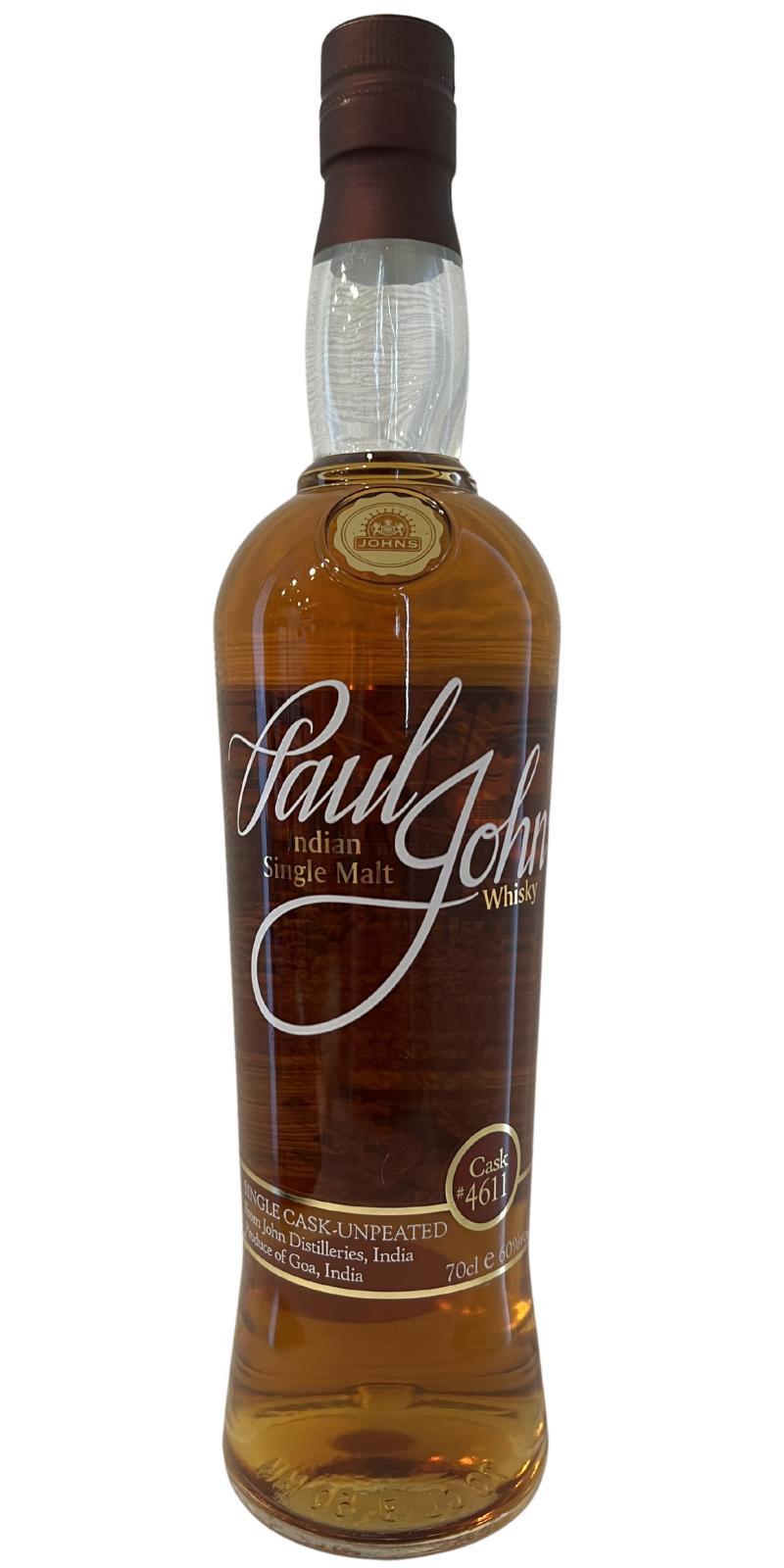 Paul John Single Cask - Unpeated