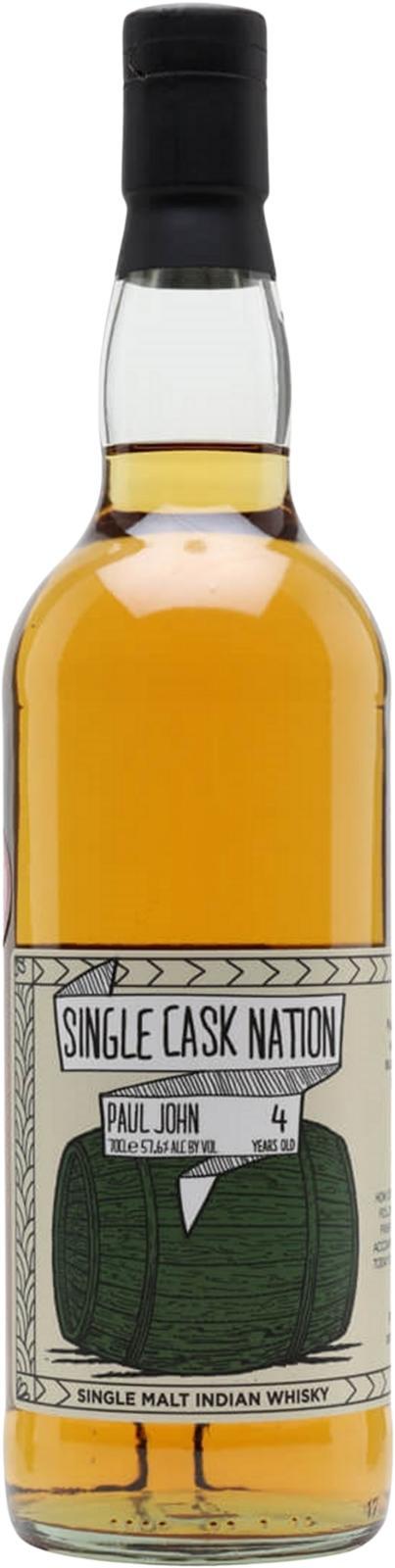 Paul John 2016 JWC  Single Cask Nation