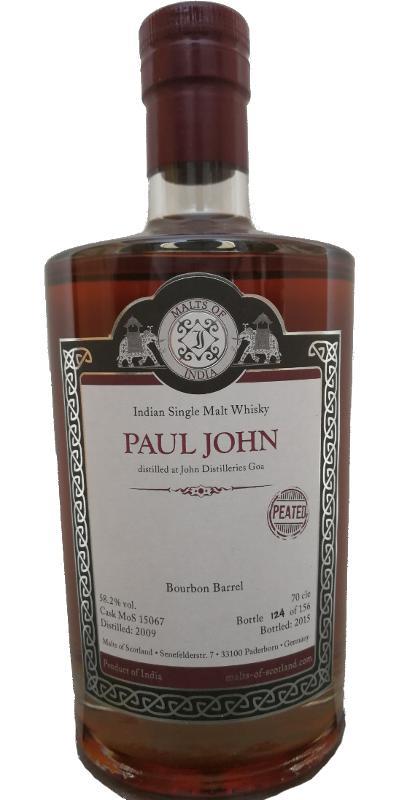 Paul John 2009 MoS  Peated