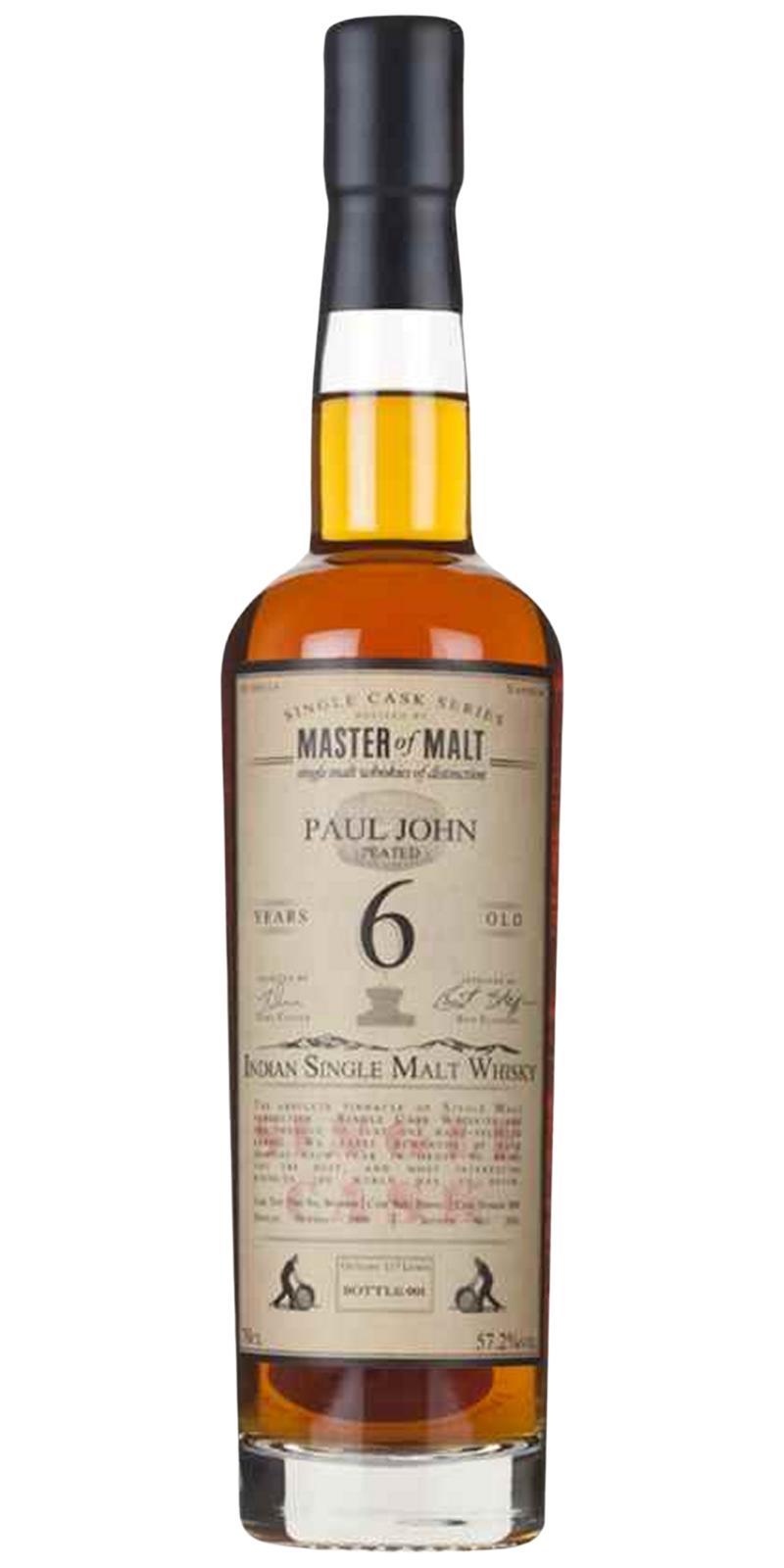 Paul John 2009 MoM  Single Cask Series