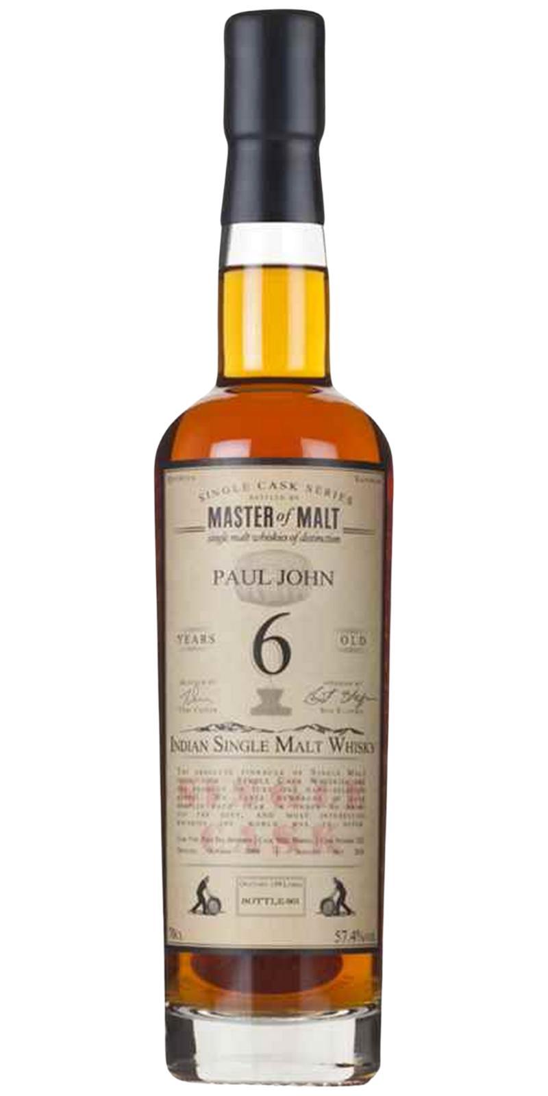 Paul John 2009 MoM  Single Cask Series