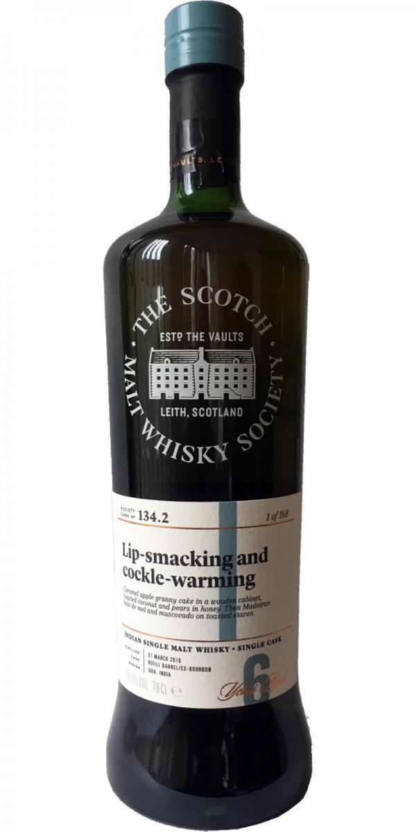 Paul John 2010 SMWS 134.2  Lip-smacking and cockle-warming