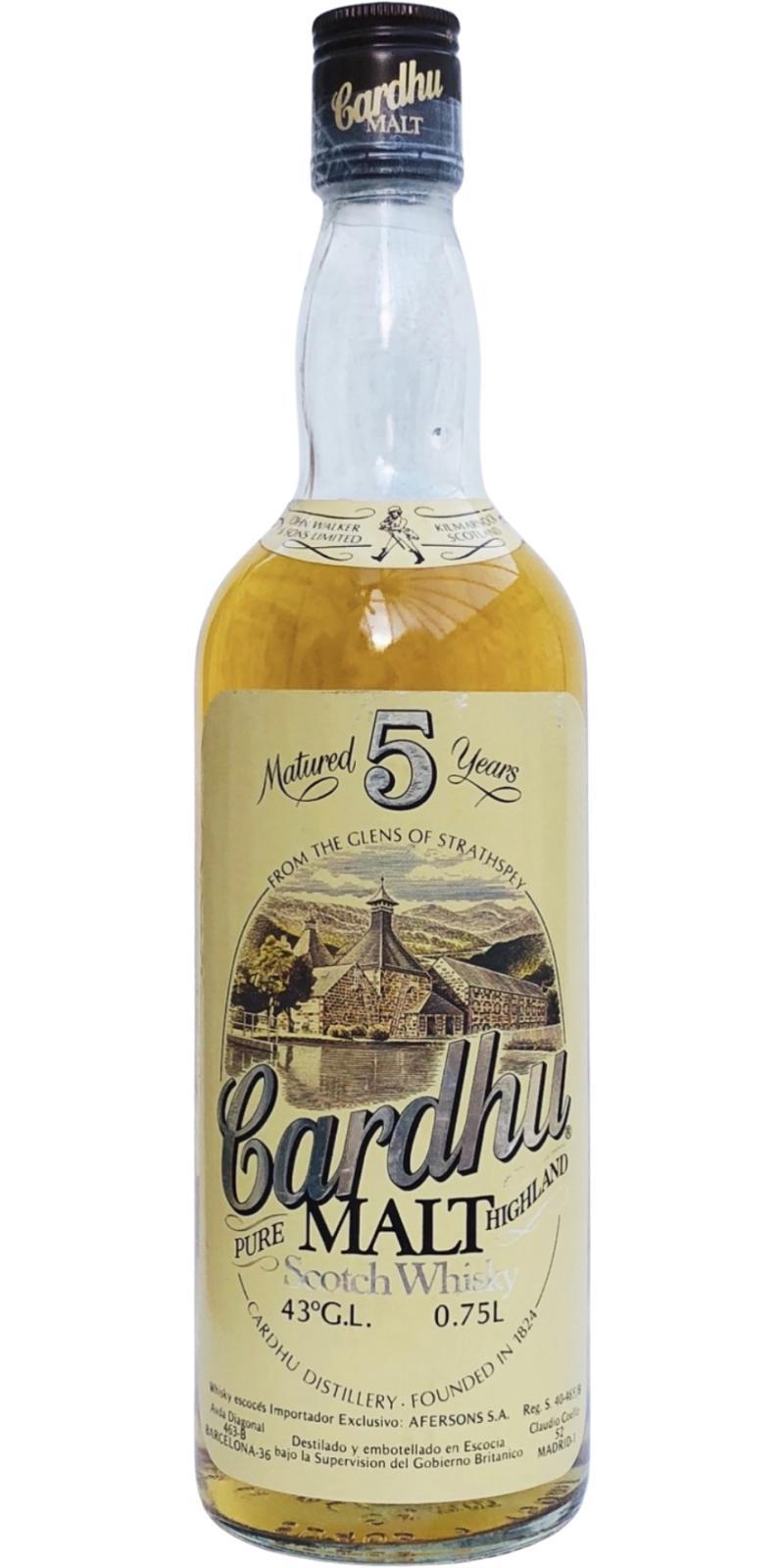 Cardhu 05-year-old Pure Highland Malt