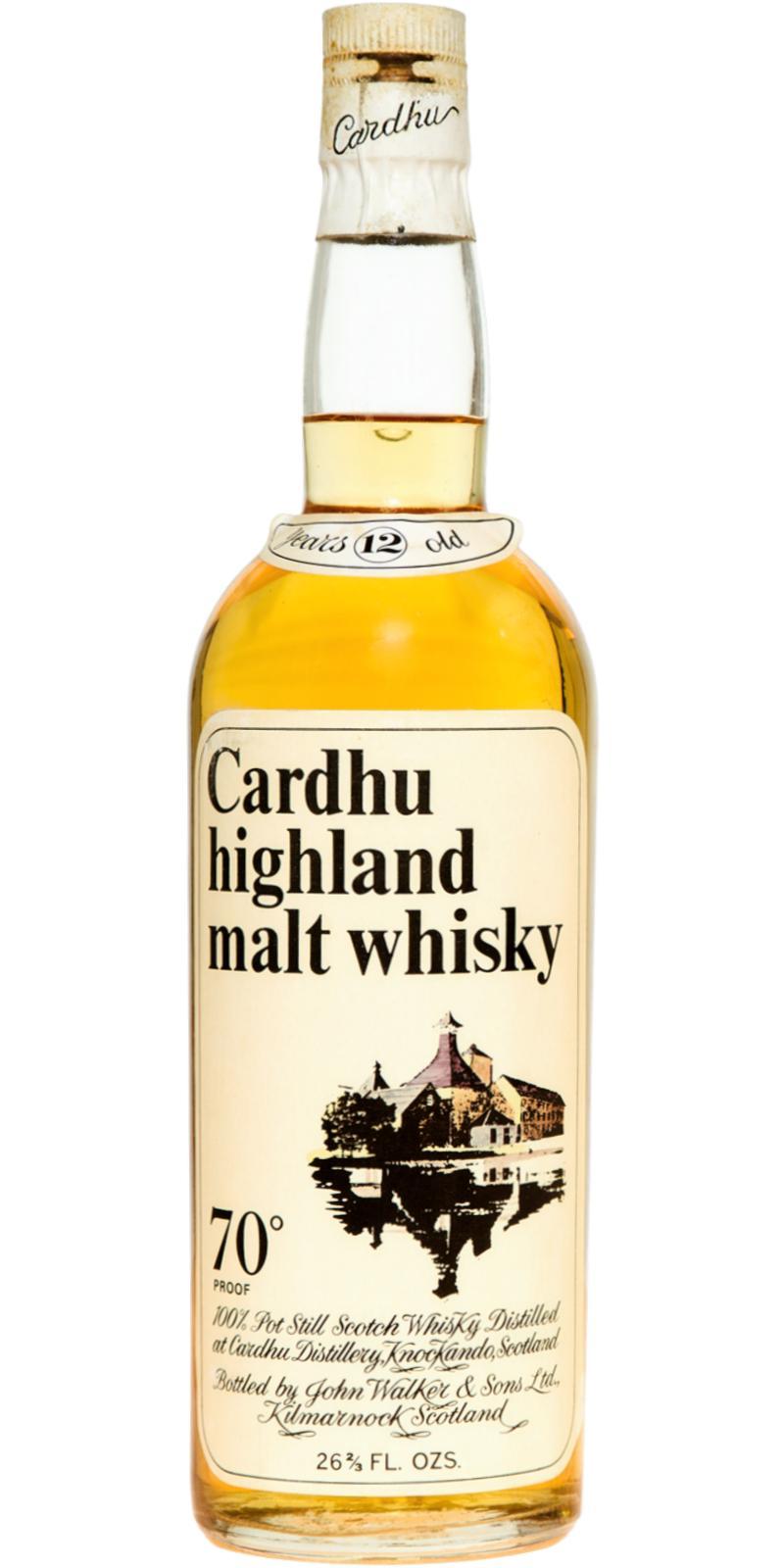 Cardhu 12-year-old highland malt whisky