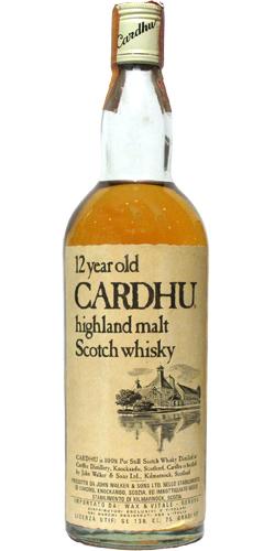 Cardhu 12-year-old highland malt Scotch whisky
