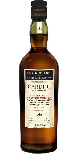 Cardhu 1997 Managers' Choice