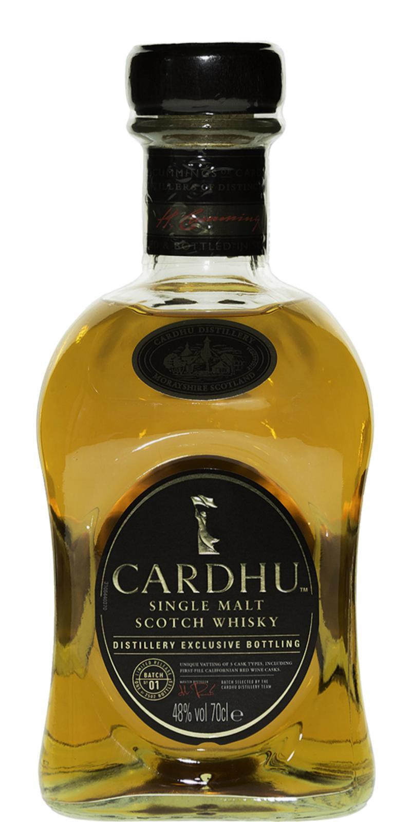 Cardhu Distillery Exclusive Bottling Limited Release Batch 01