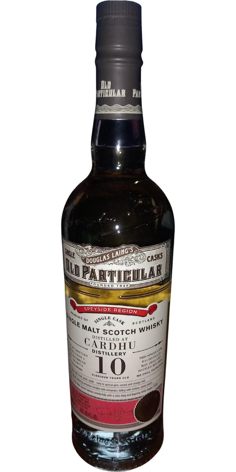 Cardhu 2013 DL Old Particular