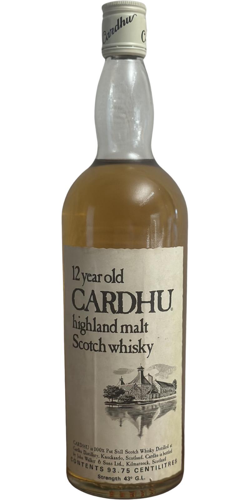 Cardhu 12-year-old Highland Malt Scotch Whisky