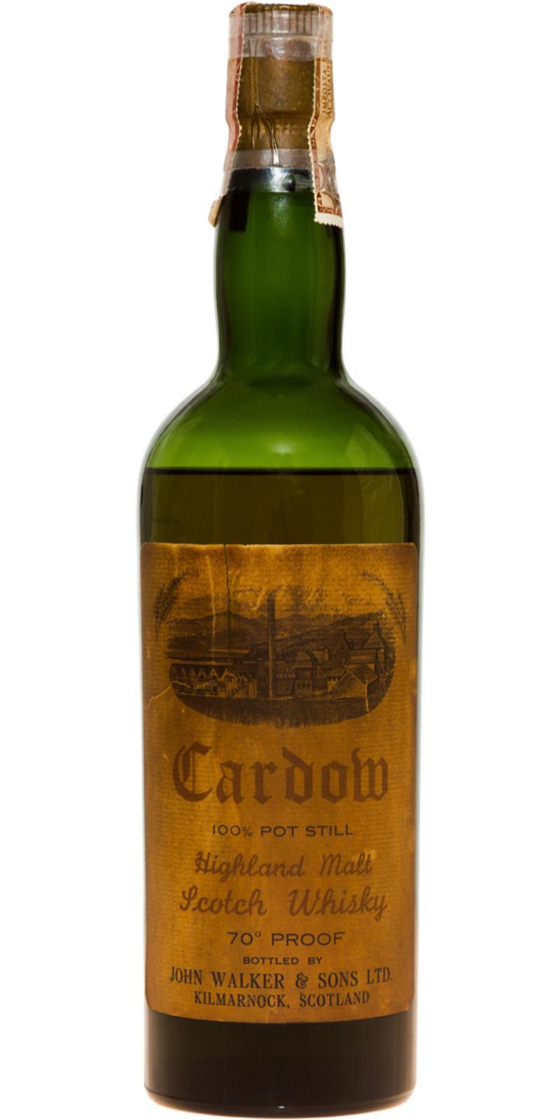Cardhu Cardow 100% Pot Still Highland Malt Scotch Whisky