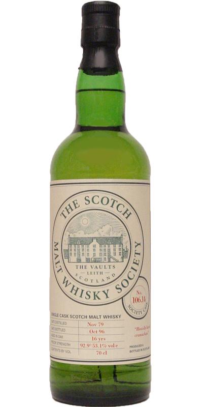 Cardhu 1979 SMWS 106.14 Heavily laced cranachan