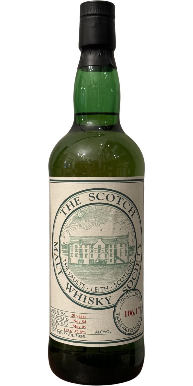 Cardhu 1984 SMWS 106.17 Fresh and Invigorating