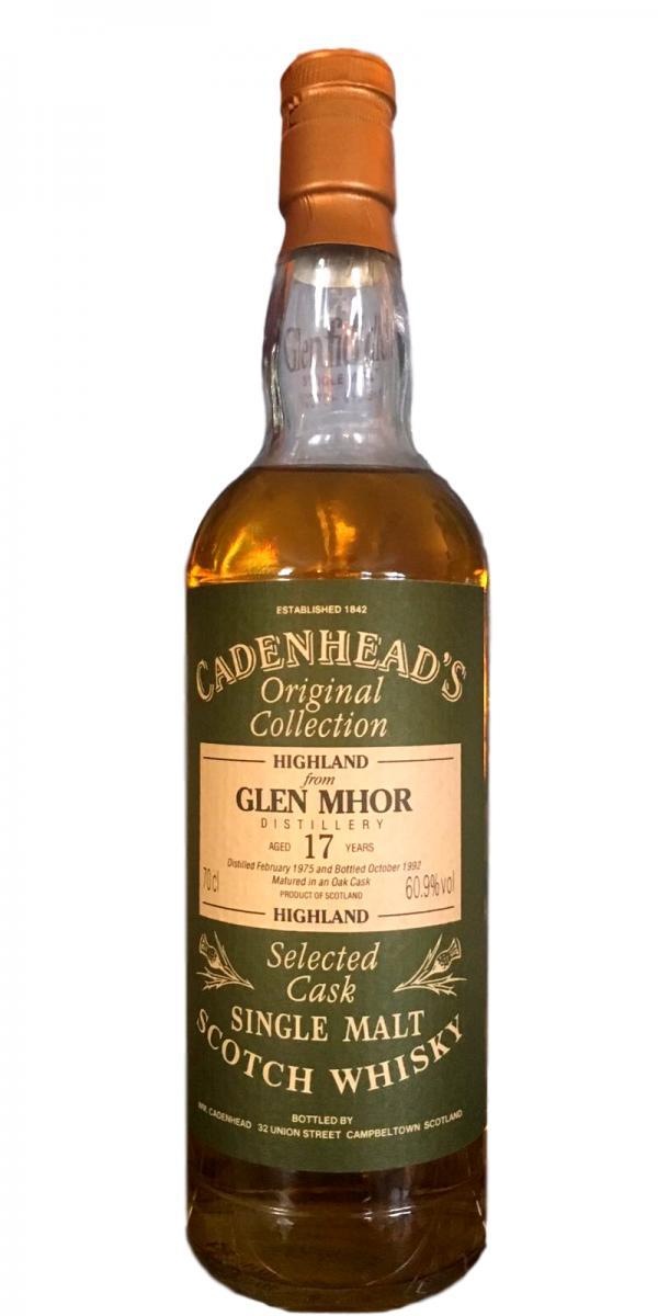Glen Mhor 1975 CA Original Collection - Selected Cask
