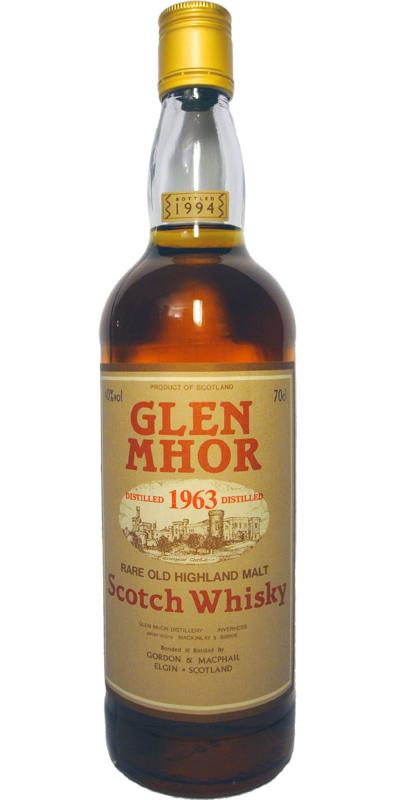 Glen Mhor 1963 GM Licensed Bottling