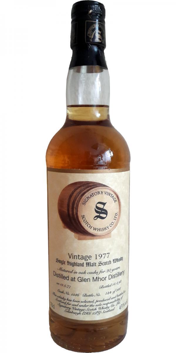 Glen Mhor 1977 SV Vintage Collection