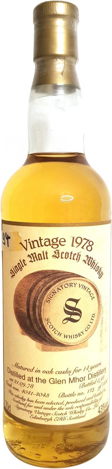 Glen Mhor 1978 SV Vintage Collection
