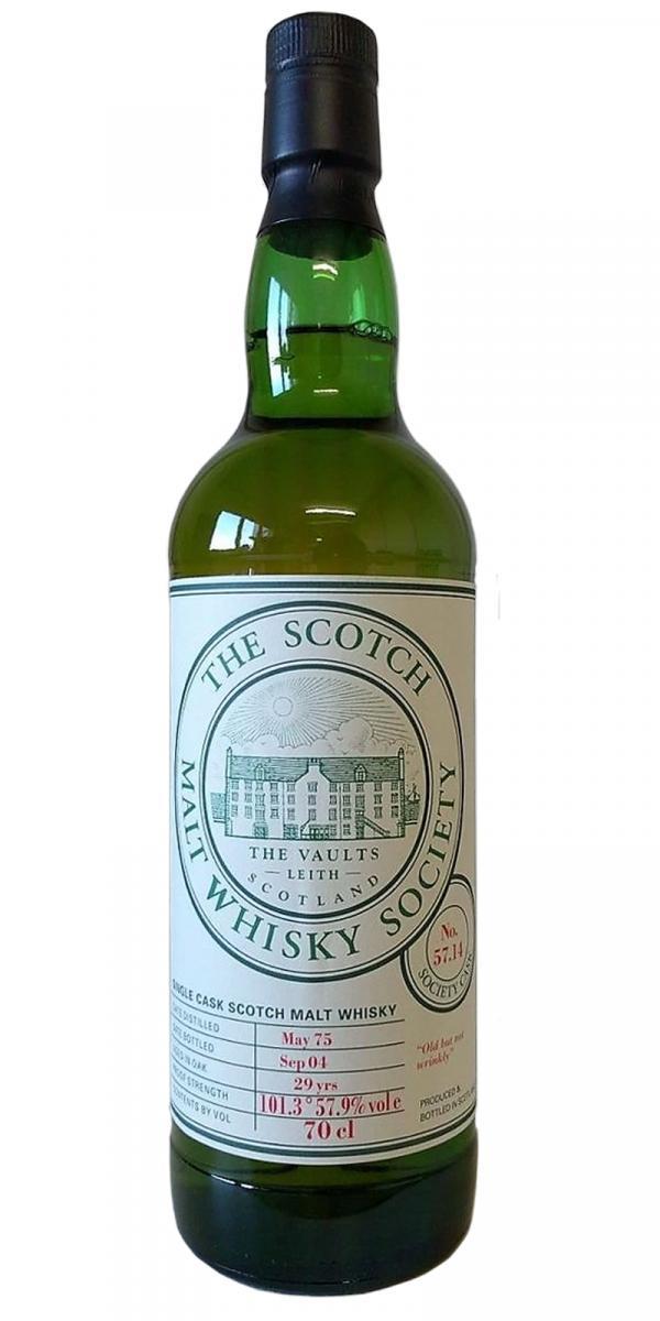 Glen Mhor 1975 SMWS 57.14 Old but not wrinkly