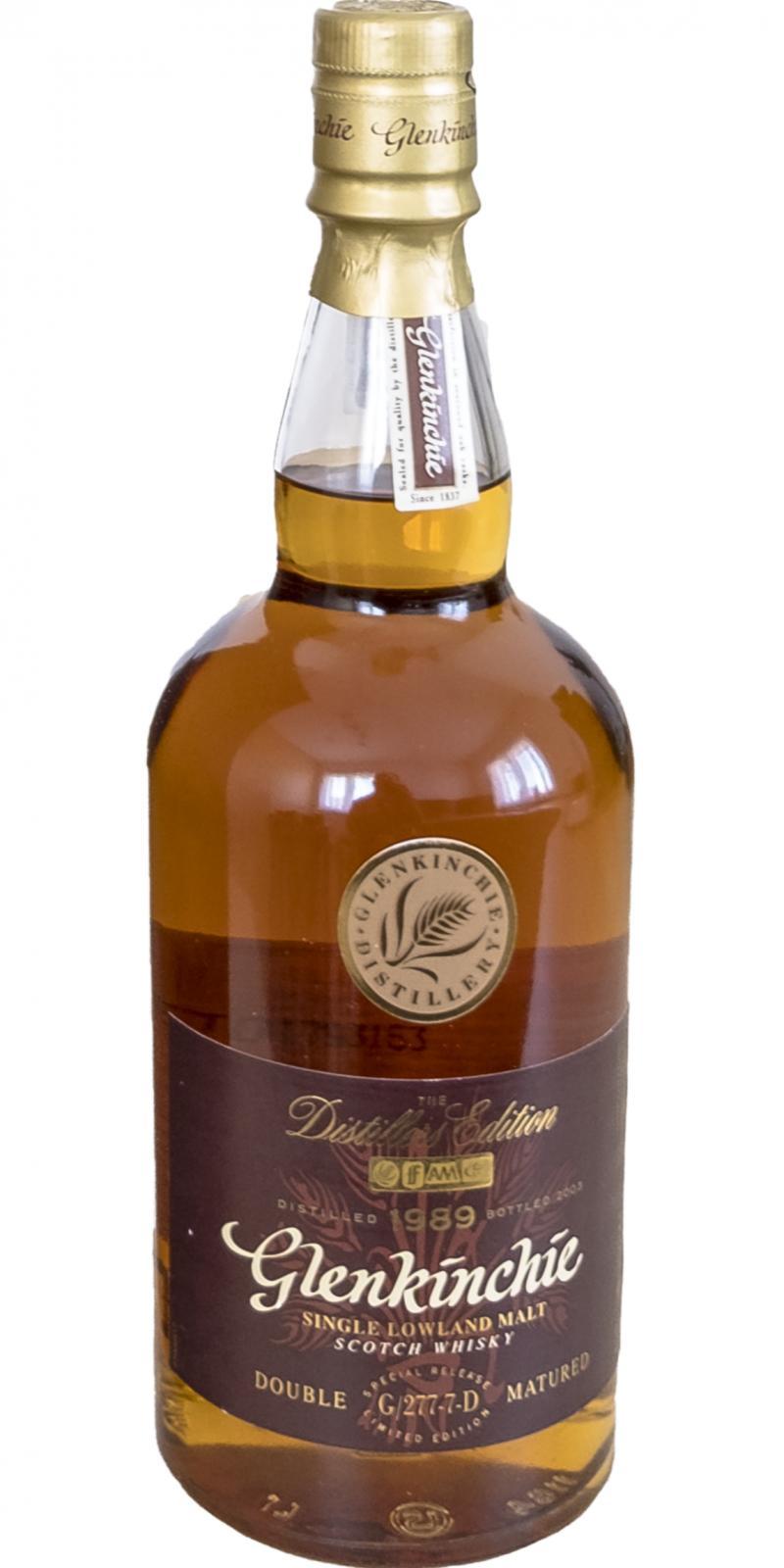 Glenkinchie 1989  The Distillers Edition