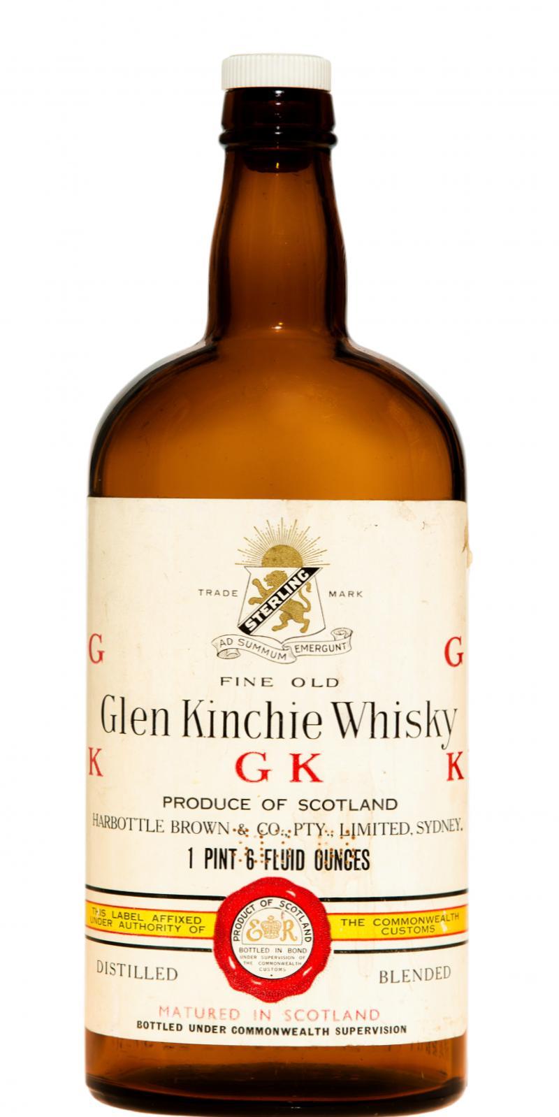 Glenkinchie Whisky  Fine Old