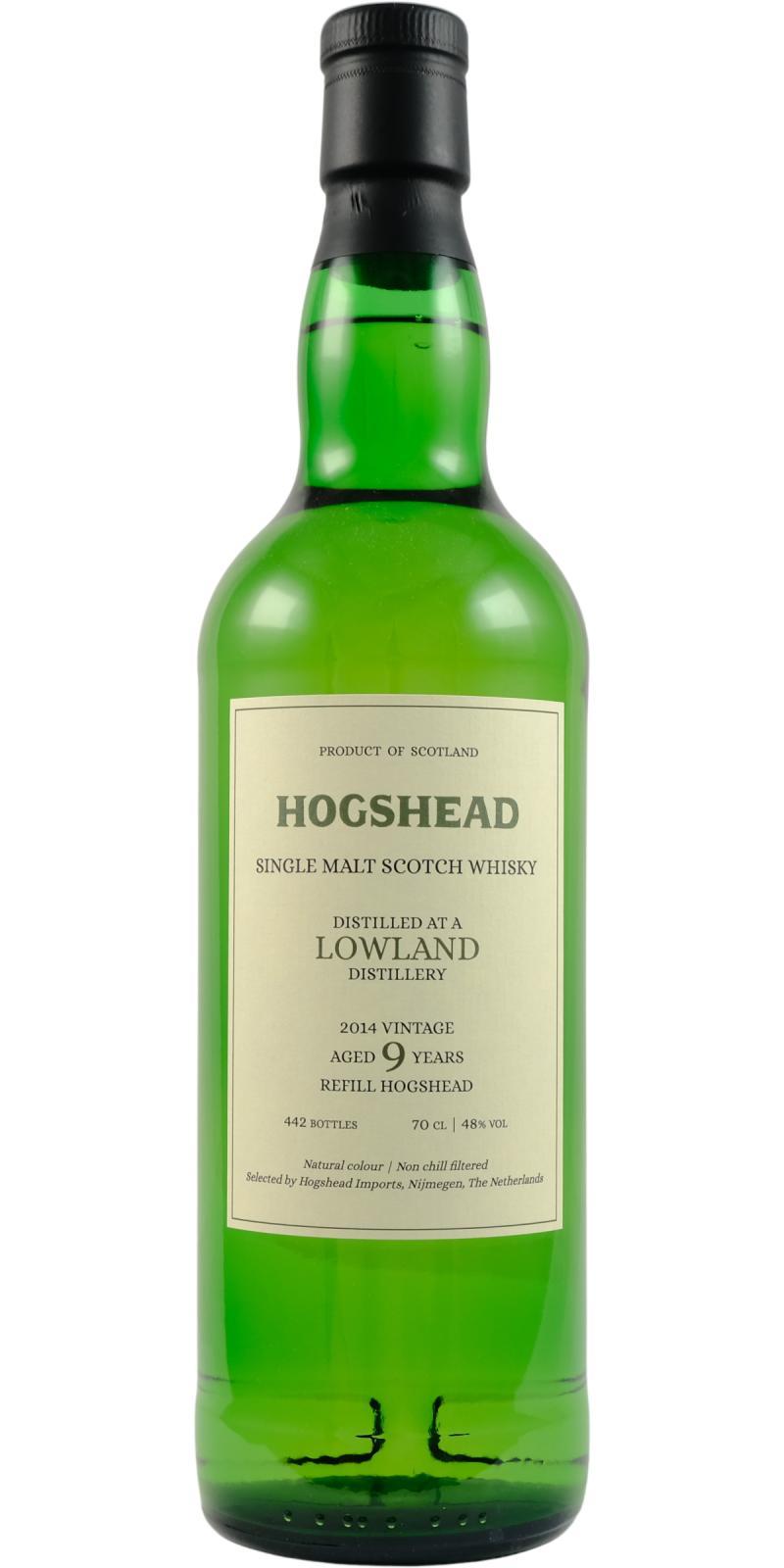 A Lowland Distillery 2014 Hhd