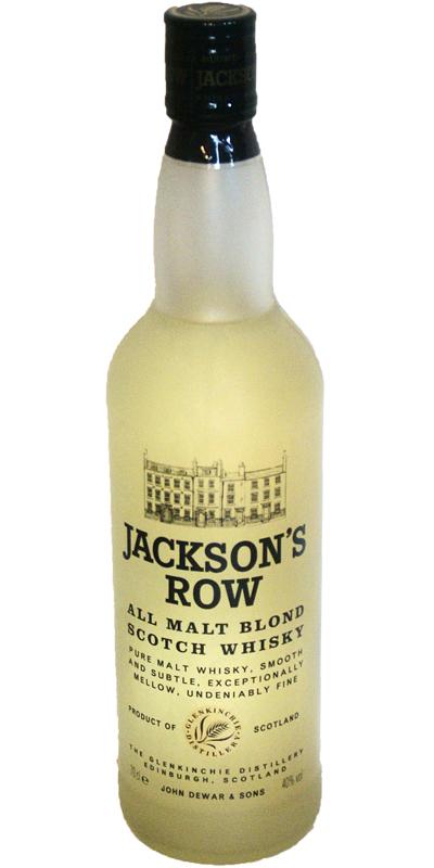 Jackson's Row All Malt Blond Scotch Whisky