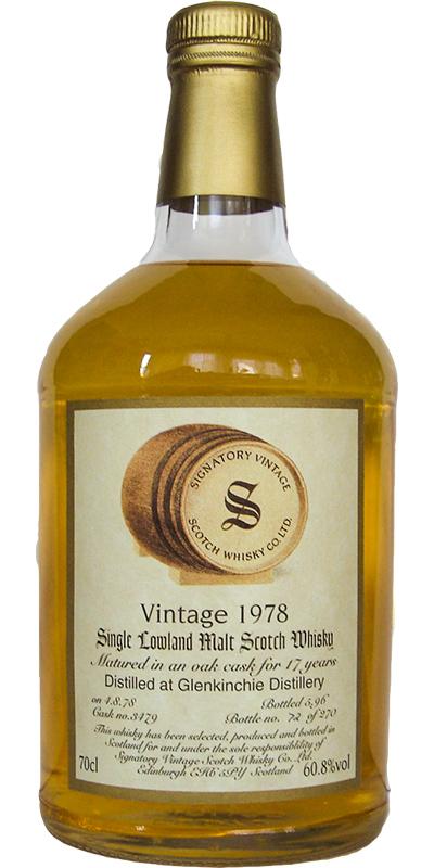 Glenkinchie 1978 SV  Vintage Collection - Dumpy