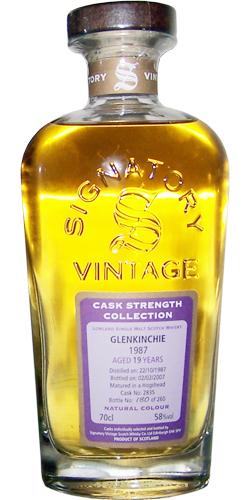 Glenkinchie 1987 SV  Cask Strength Collection