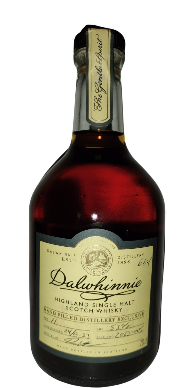 Dalwhinnie 11-year-old  Hand Filled Distillery Exclusive