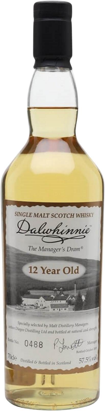 Dalwhinnie 12-year-old  The Manager's Dram