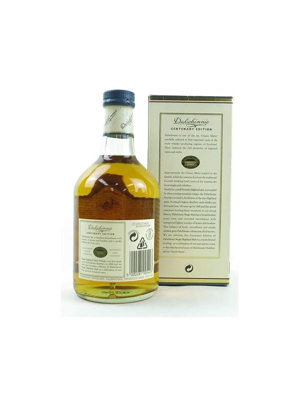 Dalwhinnie 15-year-old  Special Centenary Edition